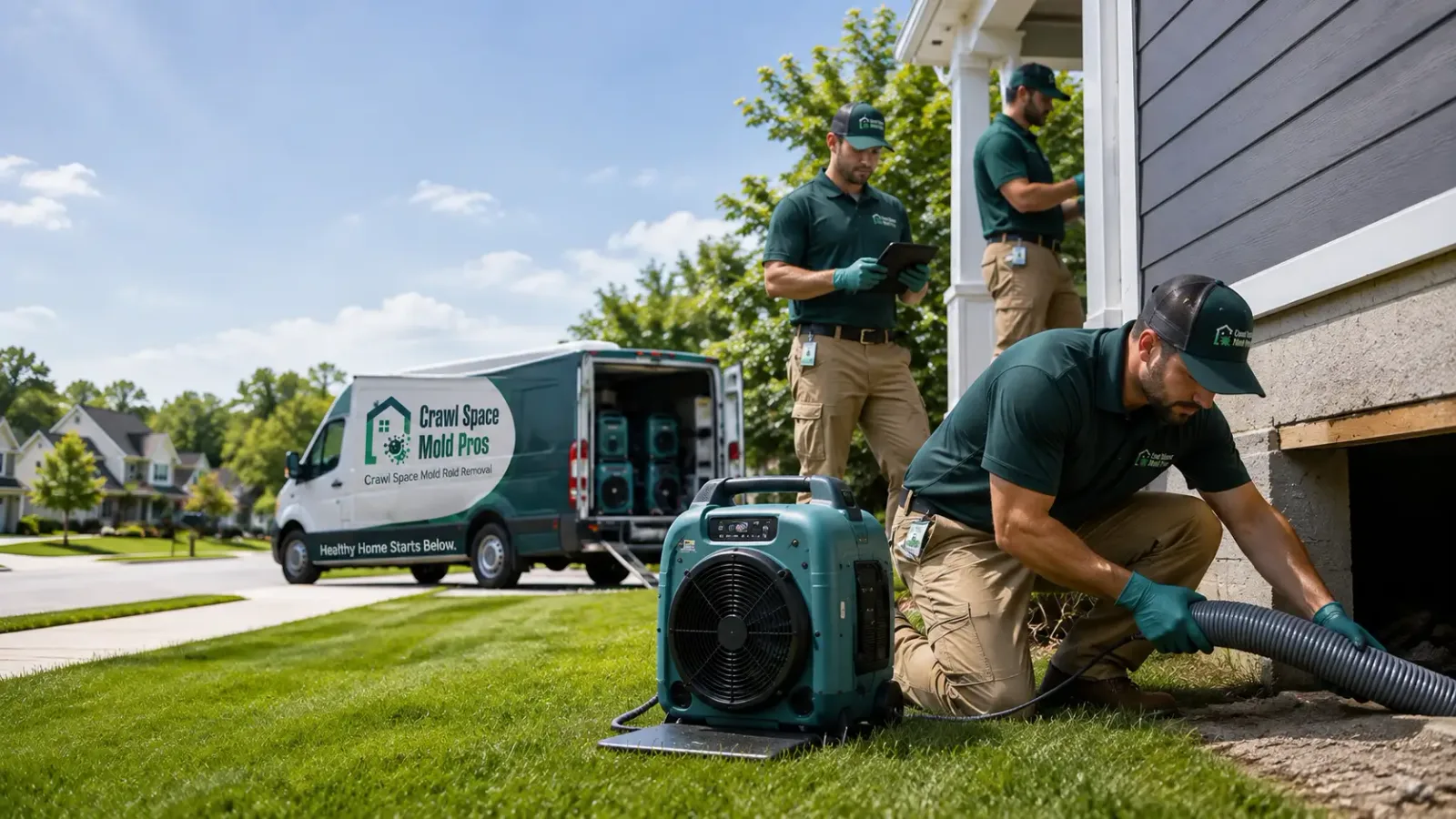 Crawl Space Mold Removal in Almo, ID